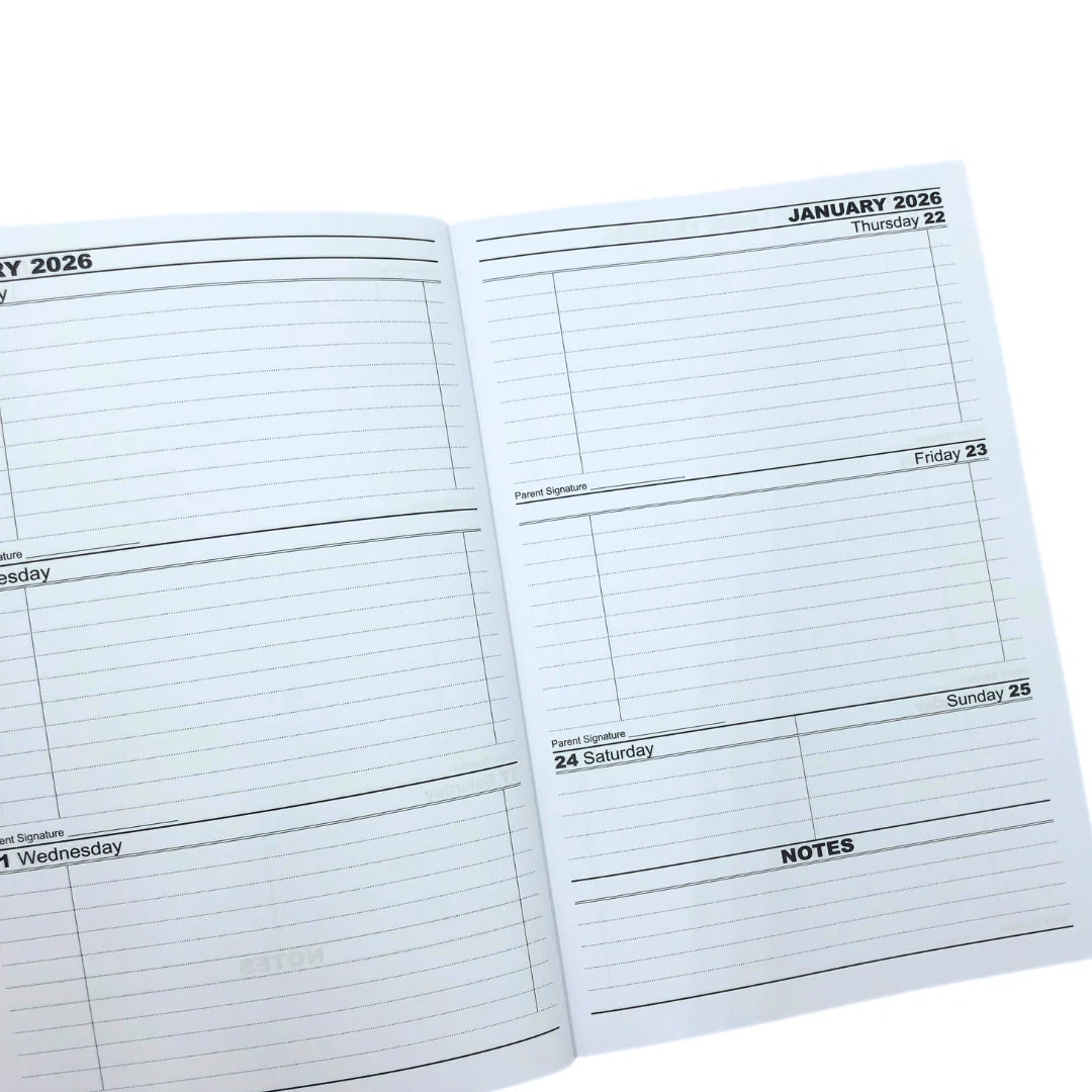 A5 Week-to-View School Diary 2026