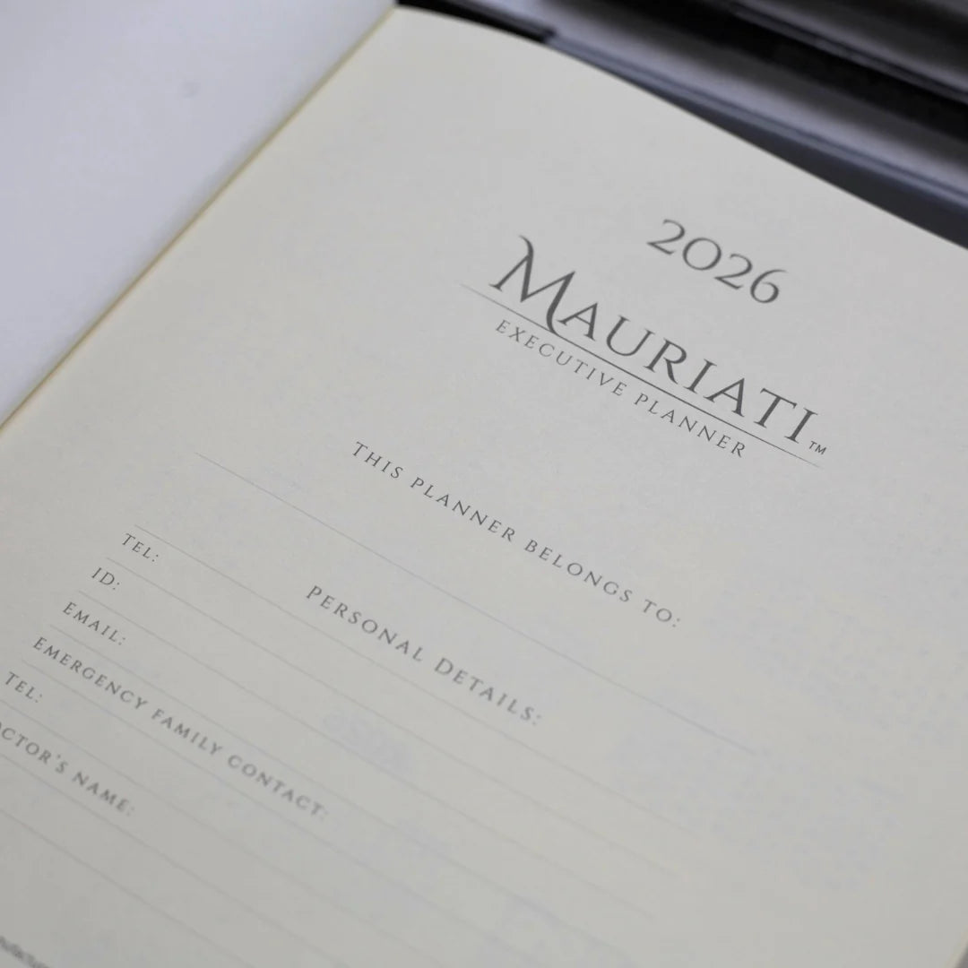 2026 Mauriati Executive Diary