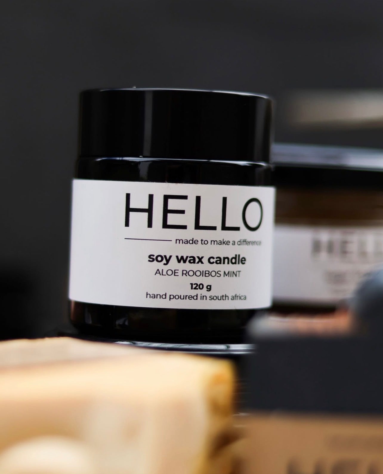 Hello Soy Wax Candle