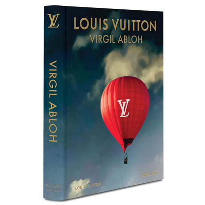 alt_tag: Assouline Louis Vuitton: Virgil Abloh book cover featuring a hot air balloon with LV logo.