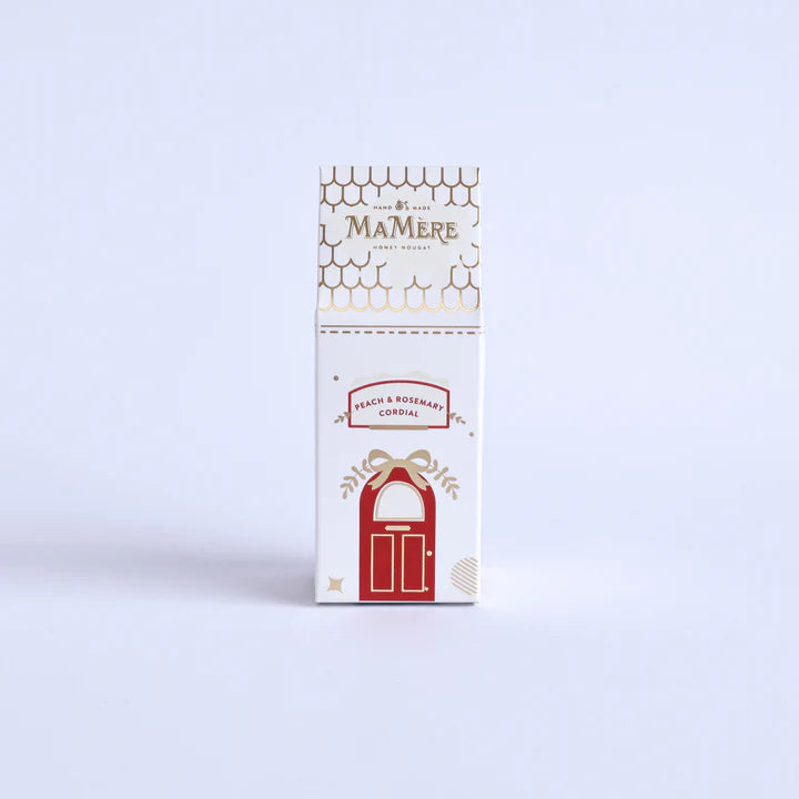 MA MÈRE CONFECTIONS Mini Festive house Red & Gold - Mini Peach Cordial