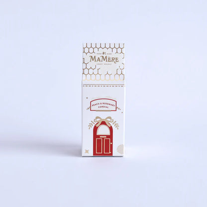 MA MÈRE CONFECTIONS Mini Festive house Red & Gold - Mini Peach Cordial