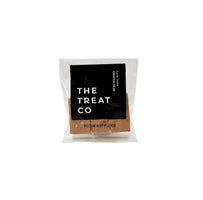 Pecan Nut Fudge in clear packaging by The Treat Co, showcasing its creamy and nutty texture.