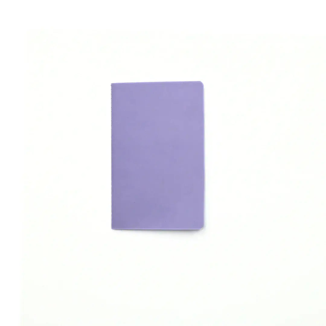 Love and macarons A6 notebooks in pastel purple color, perfect for stylish organization and on-the-go use.