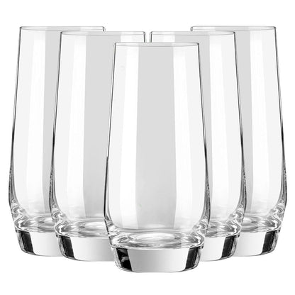 Tall Crystal Drinking Glass