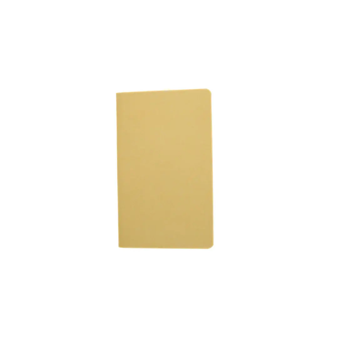 RUSTIK COLOURFUL LEATHER SLIP ON COVER + JOURNAL in a neutral beige color, perfect for journaling experiences.