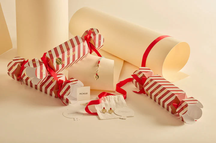 Ma Mere Luxury Red & Cream Festive Cracker