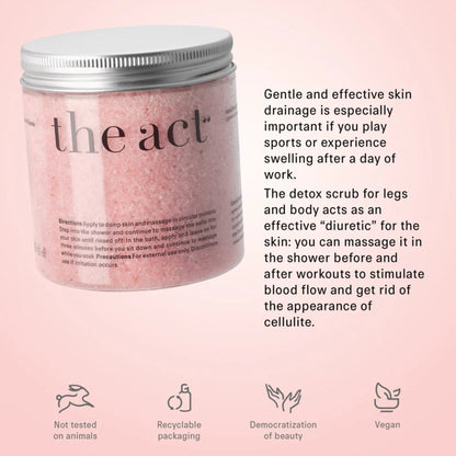 Detoxifying Leg Scrub with Himalayan Salt and Grapefruit 300g