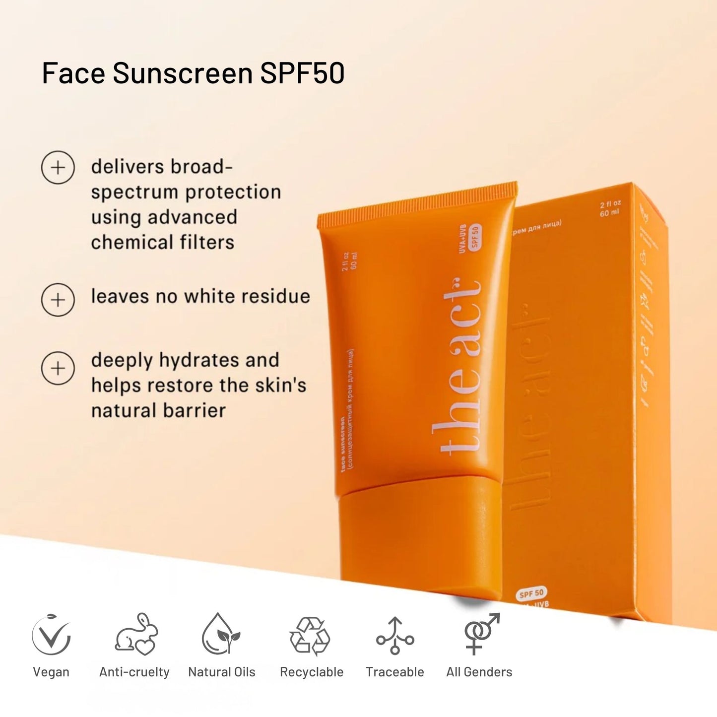 Face Sunscreen SPF 50 60 ml