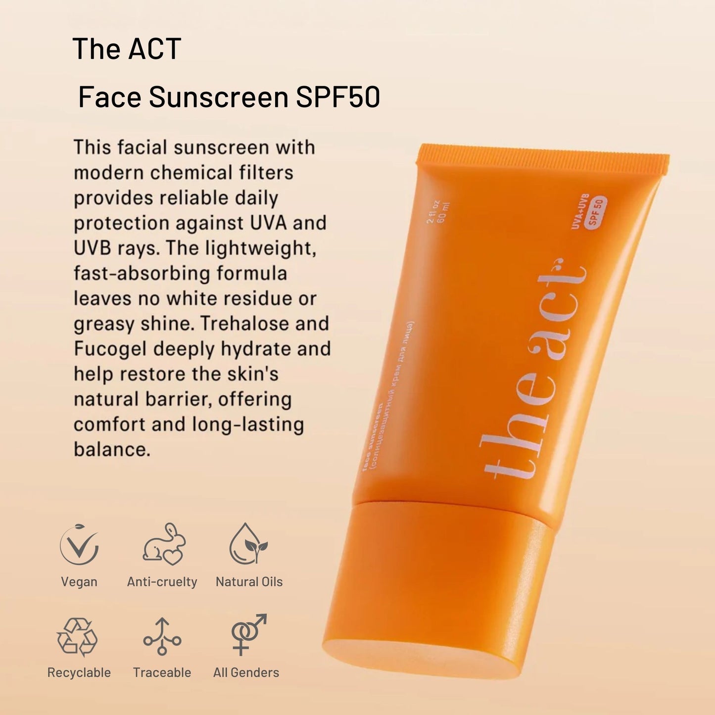 Face Sunscreen SPF 50 60 ml