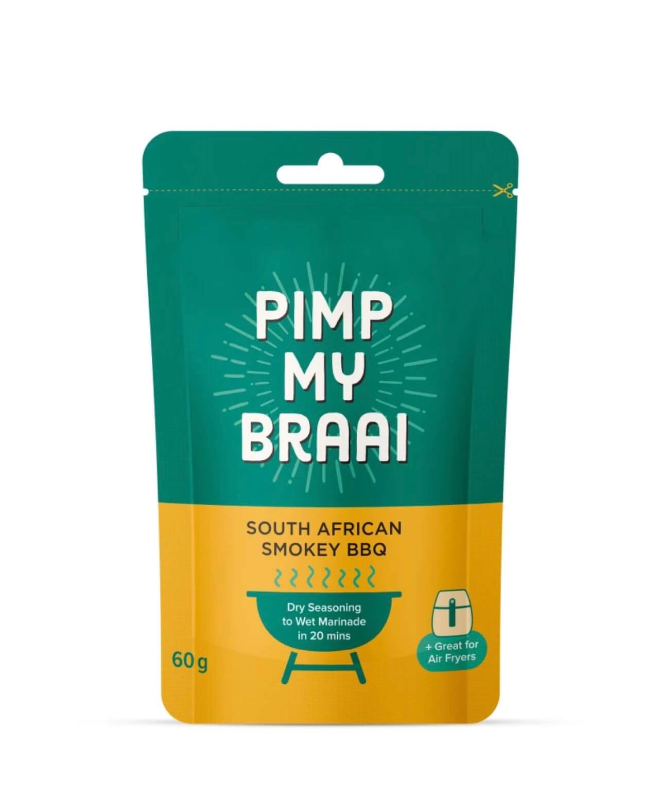 Braai Gift Set, 240g featuring South African Smokey BBQ dry seasoning for flavorful grilling.