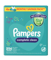Pampers Baby Wipes Complete Clean, Fresh 4's - 4x64