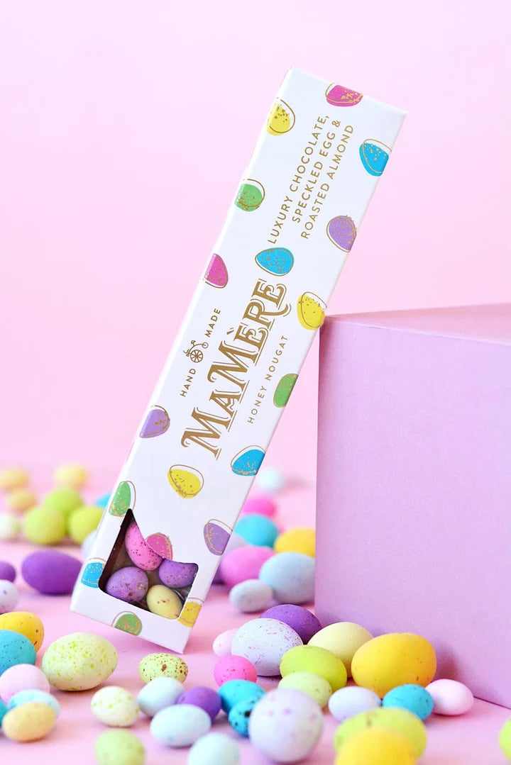 MA MÈRE CONFECTIONS Luxury Chocolate Speckled Egg Nougat bar