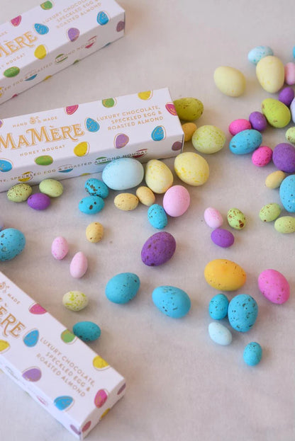 MA MÈRE CONFECTIONS Luxury Chocolate Speckled Egg Nougat bar