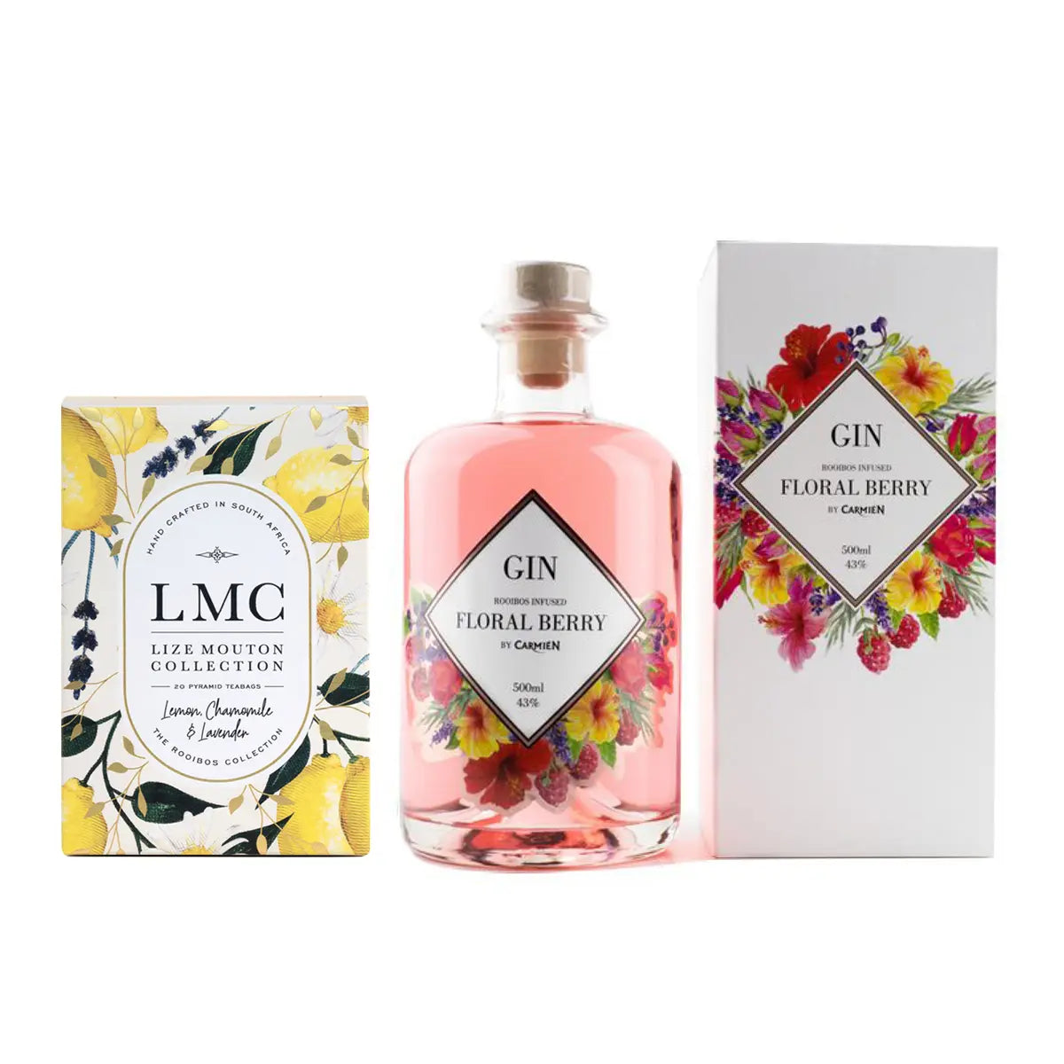 Floral Berry G & Tea Combo