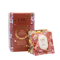 LMC Tea Advent Calendar – Cherry and Hibiscus Tin (24 x 2.5g Envelopes)