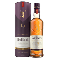 Glenfiddich 15 Year Old Single Malt Scotch Whisky 750ml