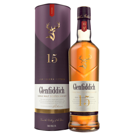 Glenfiddich 15 Year Old Single Malt Scotch Whisky 750ml