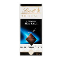 Lindt Excellence Touch Of Sea Salt Dark Chocolate