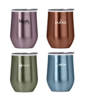 Serendipio Vogue Madison Stainless Steel & Plastic Double-Wall Tumbler - 350ml
