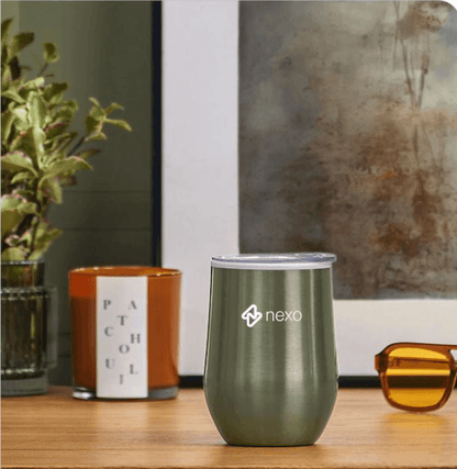 Serendipio Vogue Madison Stainless Steel & Plastic Double-Wall Tumbler - 350ml